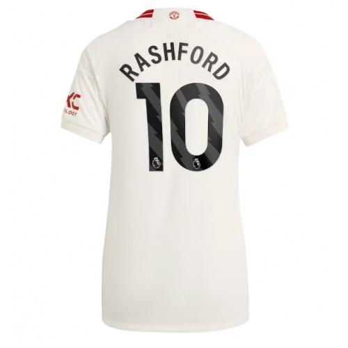Ženski Nogometni dresi Manchester United Marcus Rashford #10 Tretji 2023-24 Kratek Rokav
